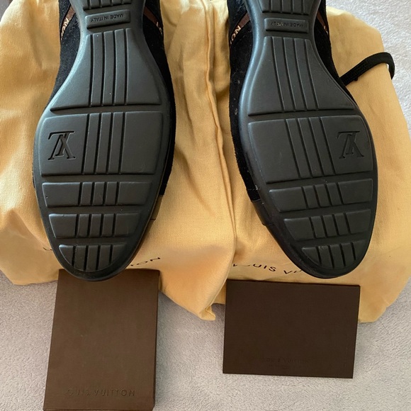 Rare Authentic Louis Vuitton suede/leather woman’s sneakers. - Picture 6 of 10